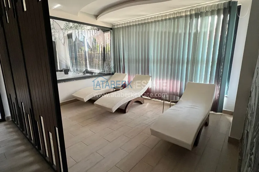 Modern turnkey one-bedroom apartment in a new complex — Alanya, Oba district  22 