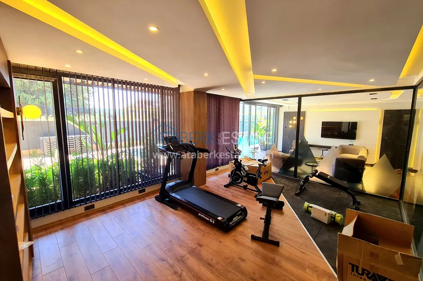 Three-room apartment with access to the garden in a luxury complex — Alanya city center, Büyühasbahce district 25 