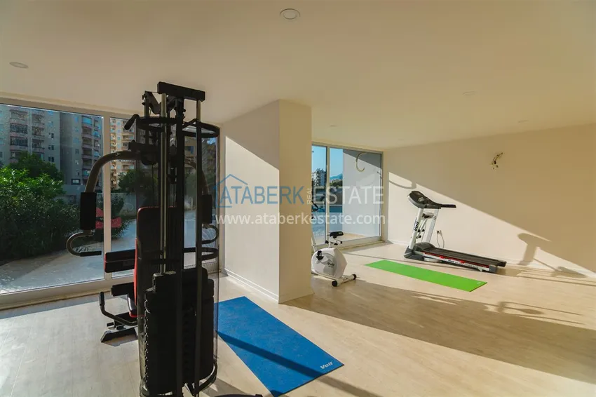 1+1 apartment in Mahmutlar, turnkey with a glazed balcony in a modern complex 22 