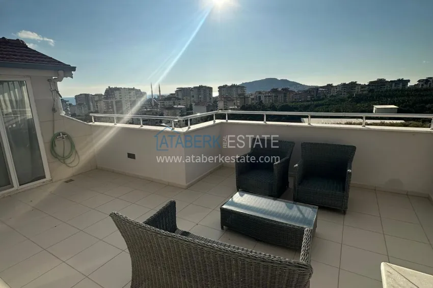 Purchase Real estate for a residence permit. Furnished duplex penthouse in Alanya, Cikcilli district 24 