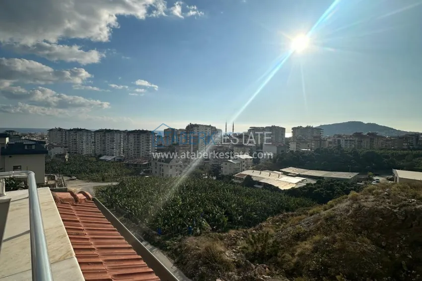 Purchase Real estate for a residence permit. Furnished duplex penthouse in Alanya, Cikcilli district 26 
