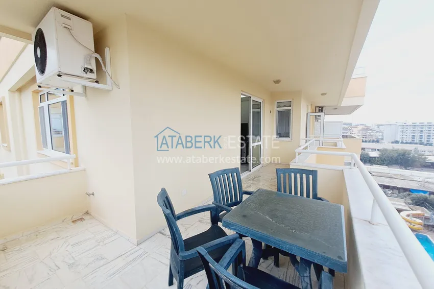 Purchase  Duplex in the center of Alanya - suitable for a residence permit, with furniture and a jacuzzi on the outdoor terrace  28 
