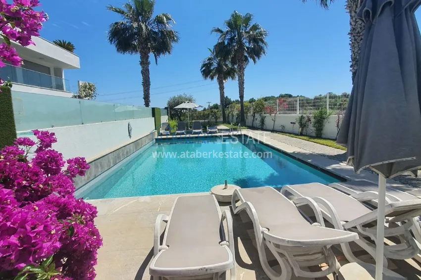 Furnished 3+1 townhouse villa with private pool and garden — Manavgat. Directly from the owner 4 