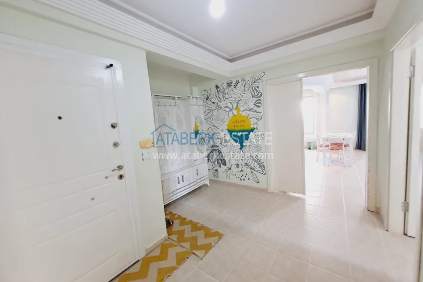 Purchase Furnished apartment in a comfortable complex, Mahmutlar district — Alanya 2 