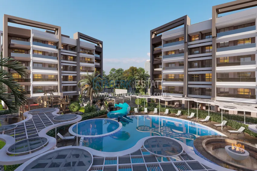 Modern residential complex in Antalya — comfort class, construction phase, Altintash district 2 