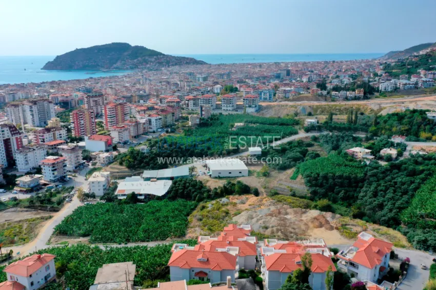 Real estate for a residence permit. Furnished duplex penthouse in Alanya, Cikcilli district 3 