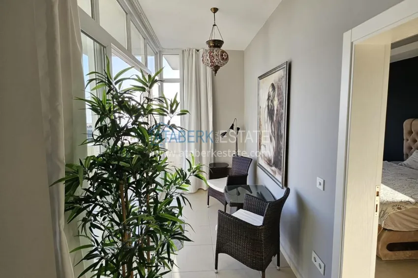 Purchase Duplex penthouse with original interior design and sea view — Mahmutlar district, Alanya 34 