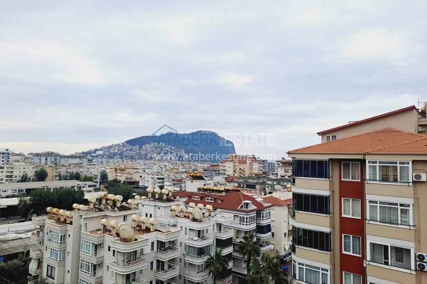 Purchase  Duplex in the center of Alanya - suitable for a residence permit, with furniture and a jacuzzi on the outdoor terrace  39 
