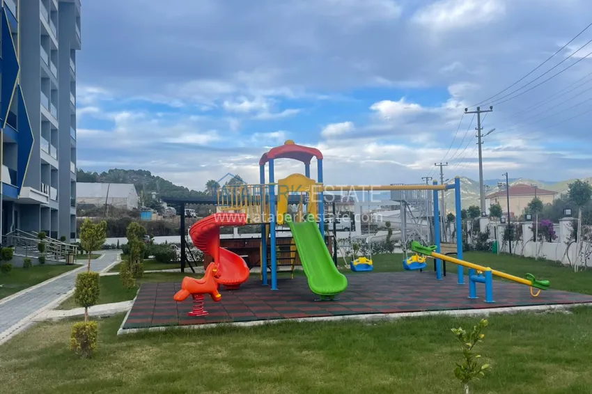 Furnished 1+1 apartment in a new modern complex in Gazipasa 9 