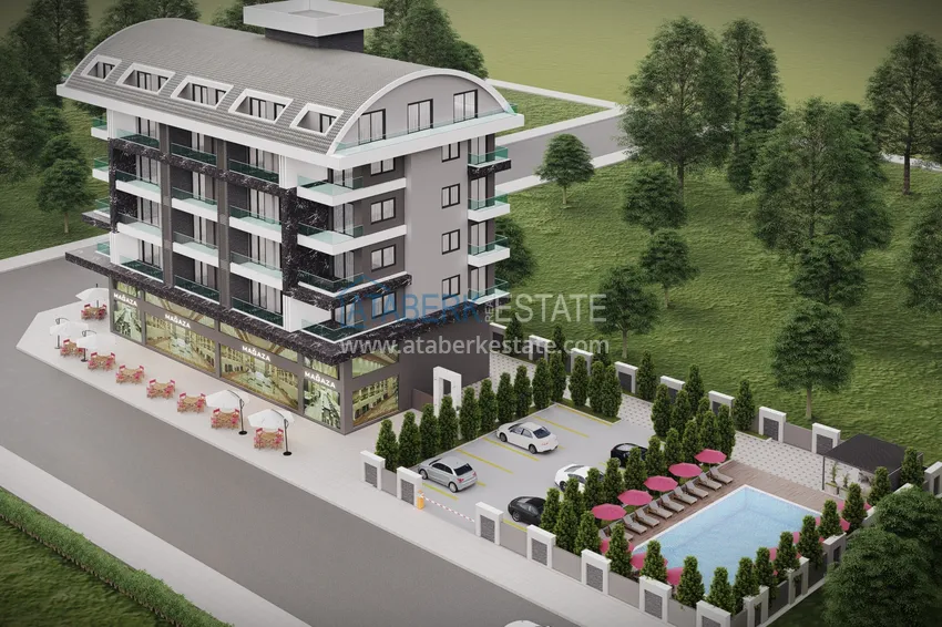 Complex under construction in Kargicak district, Alanya — investment property directly from the developer 7