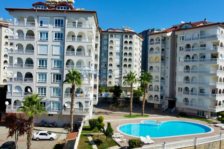 Real estate for a residence permit! Two bedroom apartment with sea view in Alanya, Cikcilli district 3 