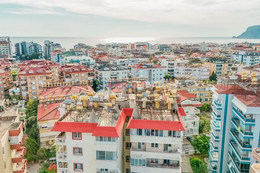 3+1 linear apartment with furniture in Oba, Alanya  2 