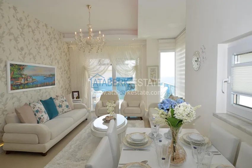 Purchase  Duplex penthouse in Kestel area, furnished — first coastline  3 