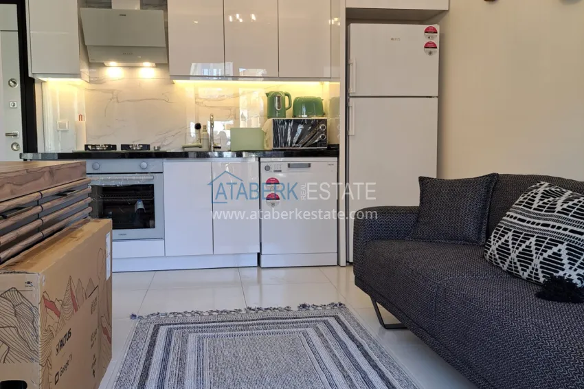 Purchase Turnkey one-bedroom apartment in Alanya, Mahmutlar district 3 