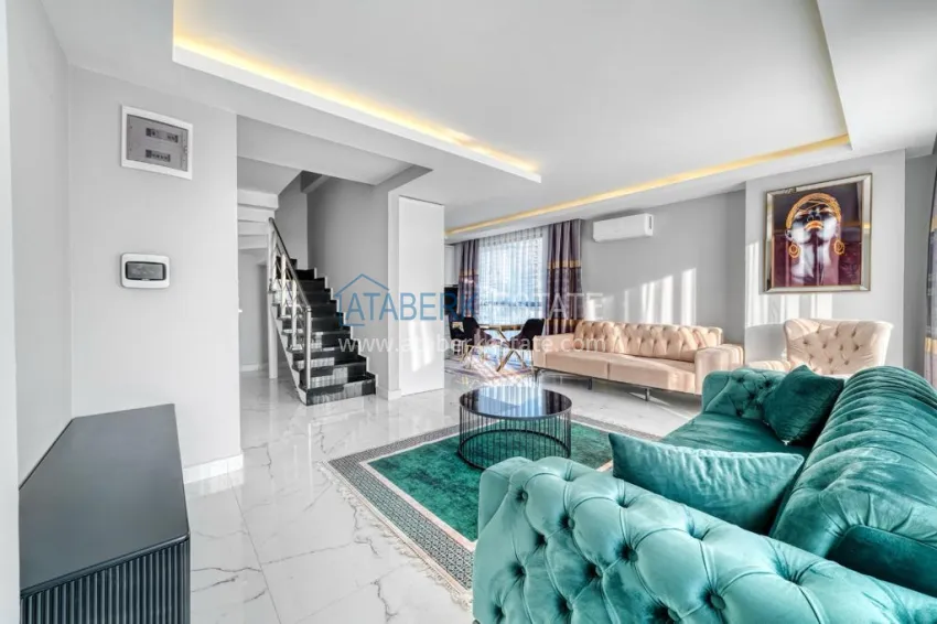 Purchase Turnkey two-level apartment in a comfort complex — Mahmutlar, Alanya 3 
