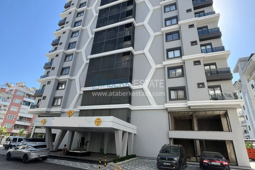 Apartment 1+1 with furniture and sea view, Mahmutlar district — Alanya 2 