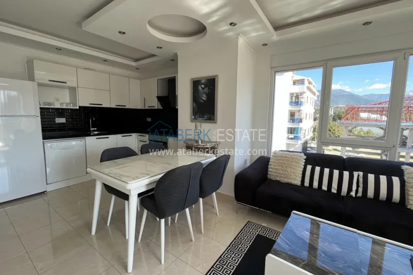 Purchase Cozy one-bedroom apartment on the very coast of the Mediterranean Sea, only 100 meters — Kestel district, Alanya 4 