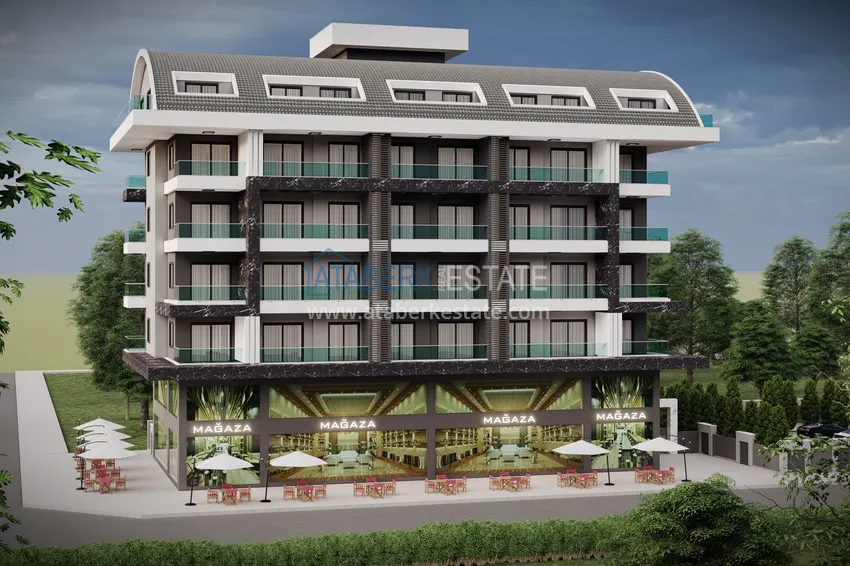 Complex under construction in Kargicak district, Alanya — investment property directly from the developer 8
