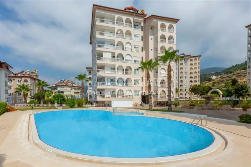 Real estate for a residence permit! Two bedroom apartment with sea view in Alanya, Cikcilli district 4 
