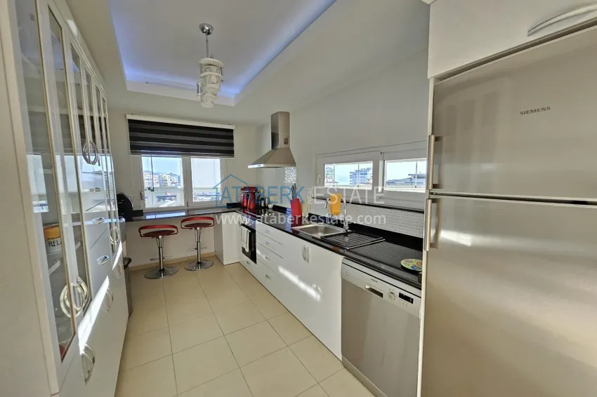 Purchase Duplex penthouse with original interior design and sea view — Mahmutlar district, Alanya 4 