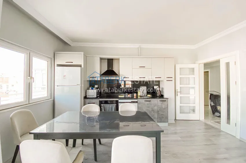 Purchase  3+1 linear apartment with furniture in Oba, Alanya  4 