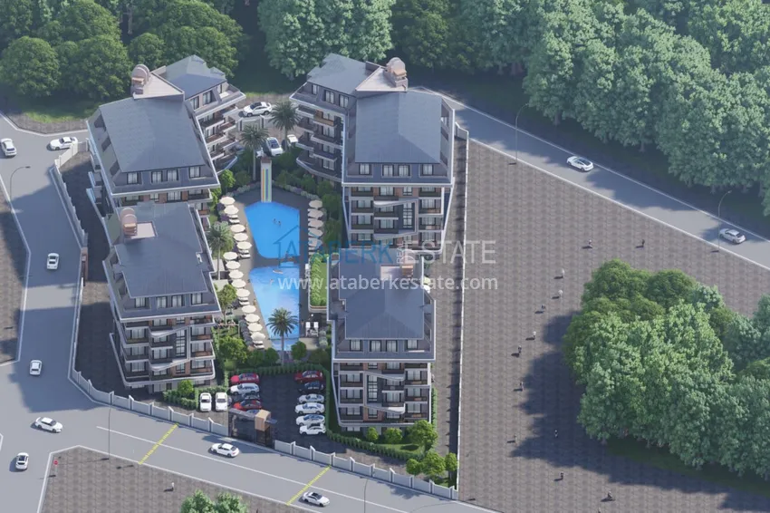 One bedroom apartment from an investor in Oba, Alanya  4 