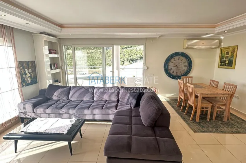 Purchase Real estate for a residence permit. Furnished duplex penthouse in Alanya, Cikcilli district 4 