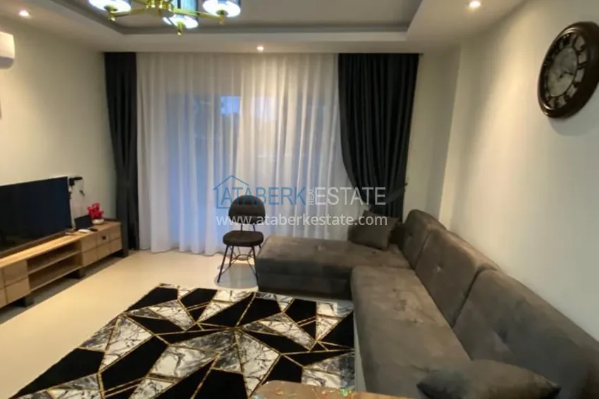 Purchase Furnished one-bedroom apartment in a residence with hotel infrastructure — Alanya, Avsallar district 4 