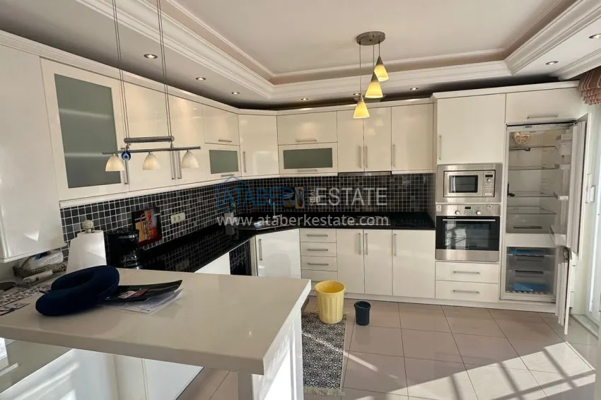 Purchase Real estate for a residence permit. Furnished duplex penthouse in Alanya, Cikcilli district 5 