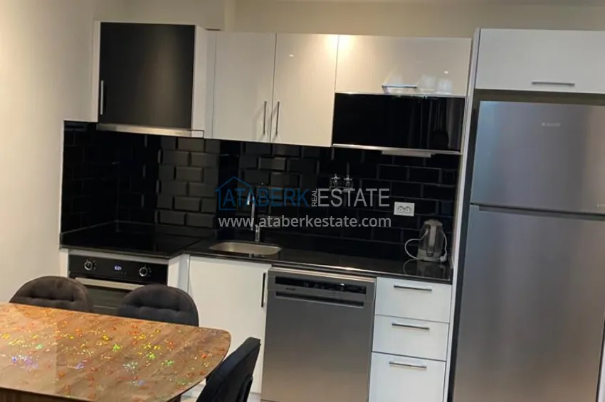 Purchase Furnished one-bedroom apartment in a residence with hotel infrastructure — Alanya, Avsallar district 5 