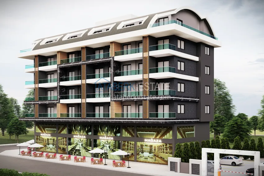 Complex under construction in Kargicak district, Alanya — investment property directly from the developer 9