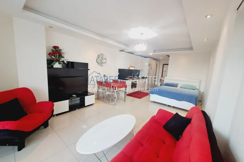 Purchase Furnished studio apartment in a prestigious residential complex - Cikcilli district, Alanya 5 