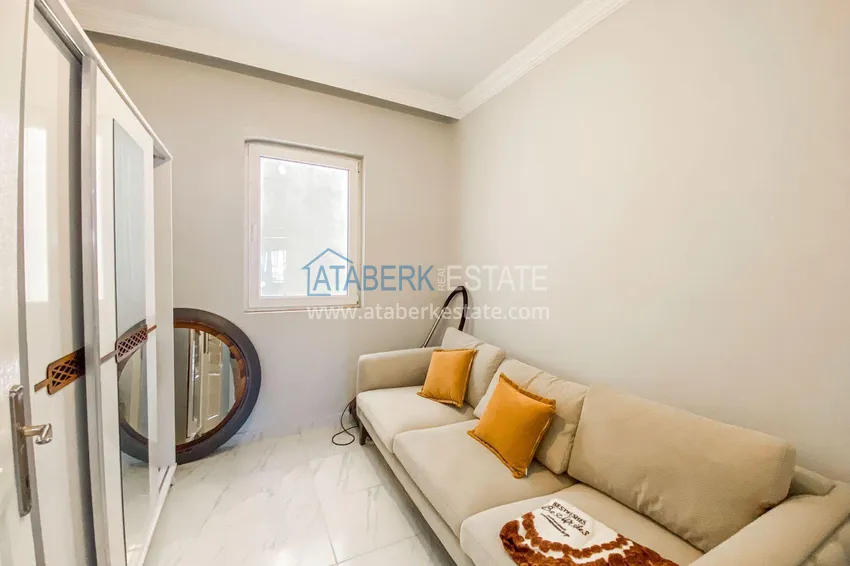 Purchase  3+1 linear apartment with furniture in Oba, Alanya  6 
