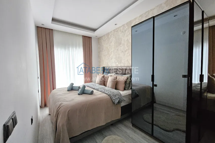 Purchase 1+1 furnished apartment in the center of Alanya, near Cleopatra Beach 6