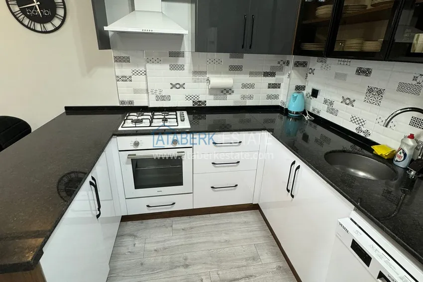 Purchase One bedroom apartment with furniture in a well-maintained complex — Mersin, Tomyuk district 6 