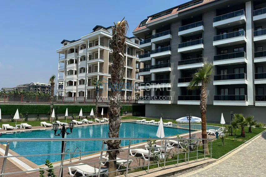 Turnkey one-bedroom apartment in a comfort-class complex — second coastline, Kargicak district, Alanya  6 