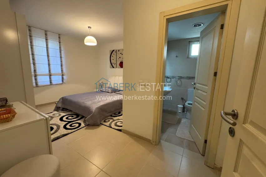 Purchase Real estate for a residence permit. Three-room apartment with furniture and garden in Alanya, Konakli district 4 
