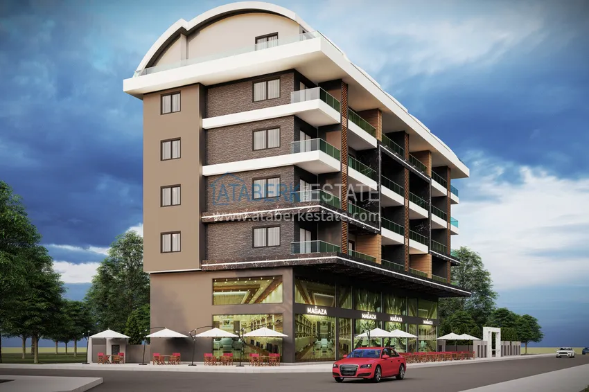 Complex under construction in Kargicak district, Alanya — investment property directly from the developer 11