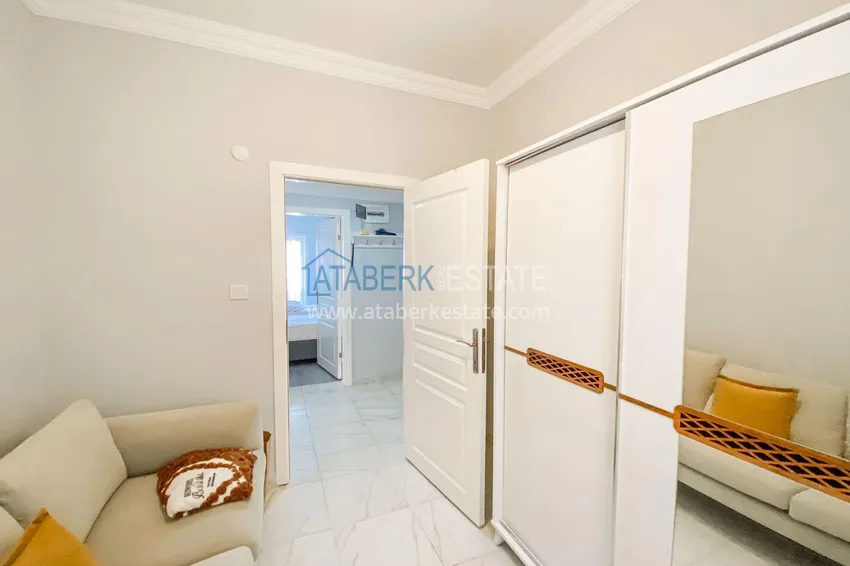 Purchase  3+1 linear apartment with furniture in Oba, Alanya  7 