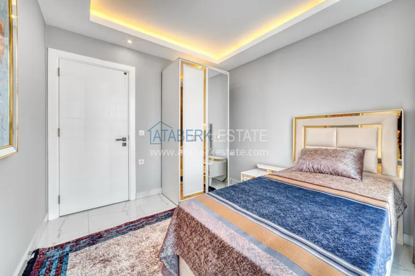 Purchase Turnkey two-level apartment in a comfort complex — Mahmutlar, Alanya 7 