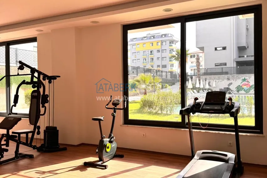 Turnkey one-bedroom apartment in a comfort-class complex — second coastline, Kargicak district, Alanya  7 
