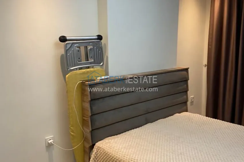 Purchase Furnished one-bedroom apartment in a residence with hotel infrastructure — Alanya, Avsallar district 8 