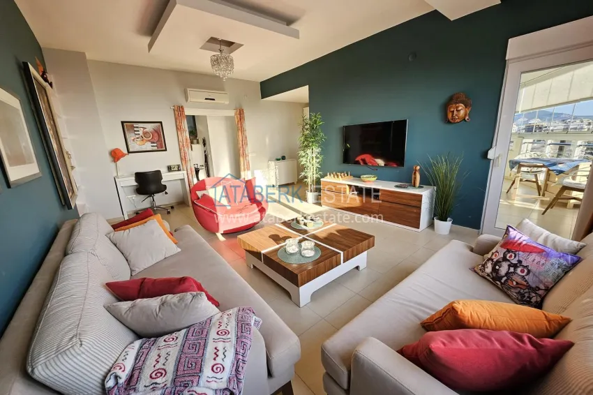 Purchase Duplex penthouse with original interior design and sea view — Mahmutlar district, Alanya 8 