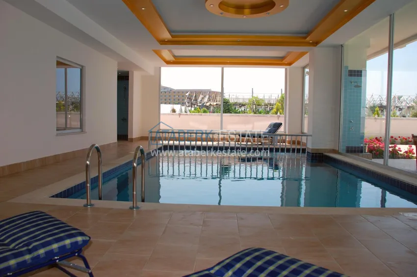 Duplex penthouse in Kestel area, furnished — first coastline  8 