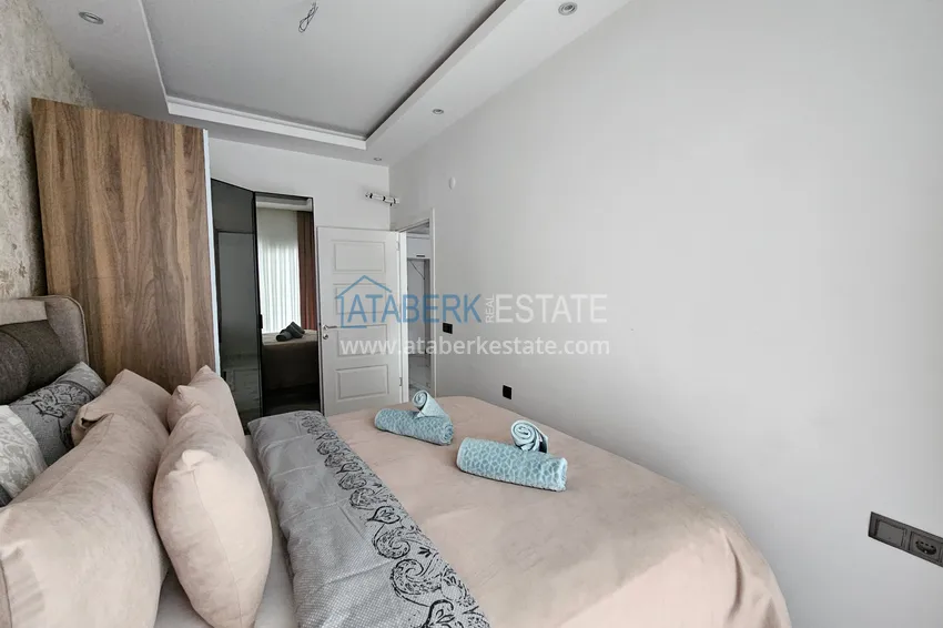 Purchase 1+1 furnished apartment in the center of Alanya, near Cleopatra Beach 8