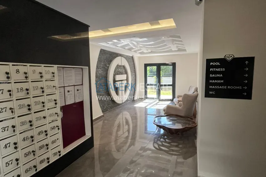 Apartment 1+1 with furniture and sea view, Mahmutlar district — Alanya 8 