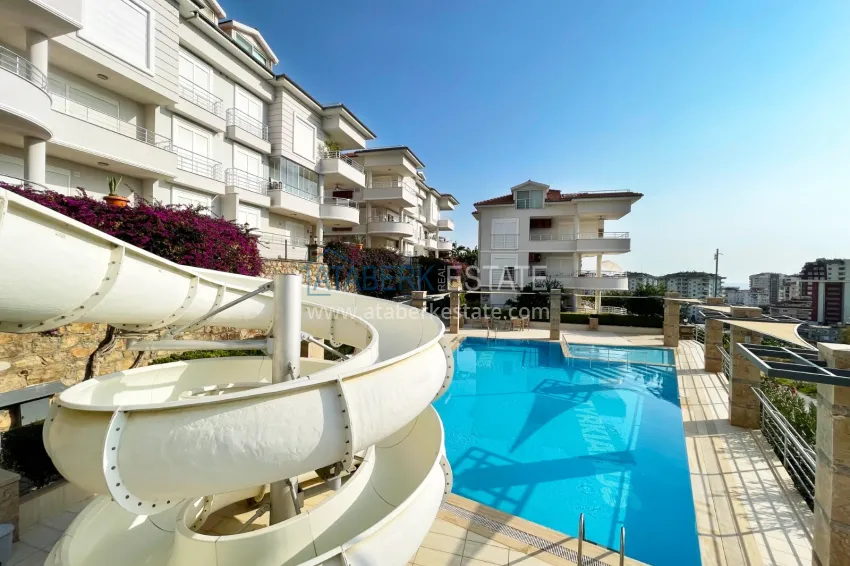 Real estate for a residence permit. Furnished duplex penthouse in Alanya, Cikcilli district 8 