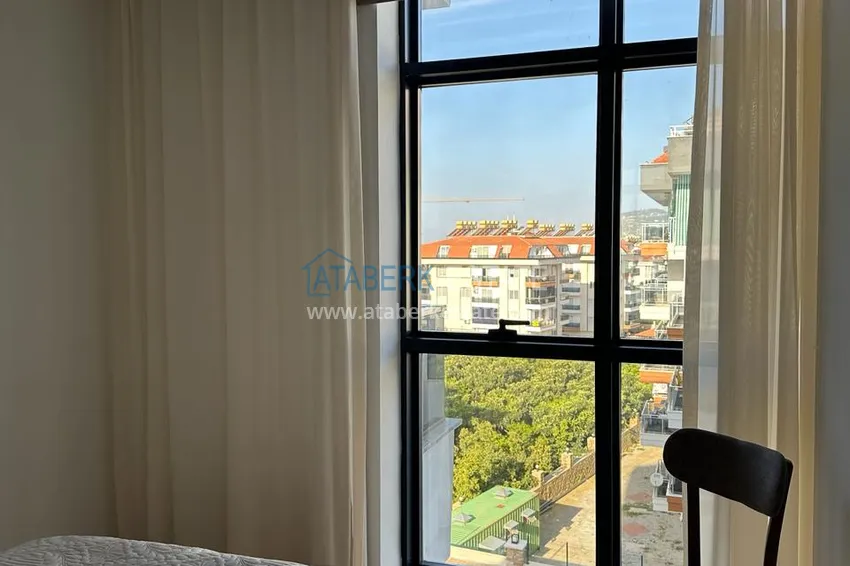 Purchase Turnkey one-bedroom apartment in Alanya, Oba district 8 