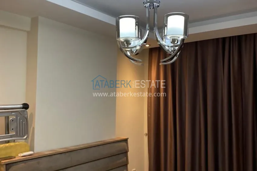 Purchase Furnished one-bedroom apartment in a residence with hotel infrastructure — Alanya, Avsallar district 9 