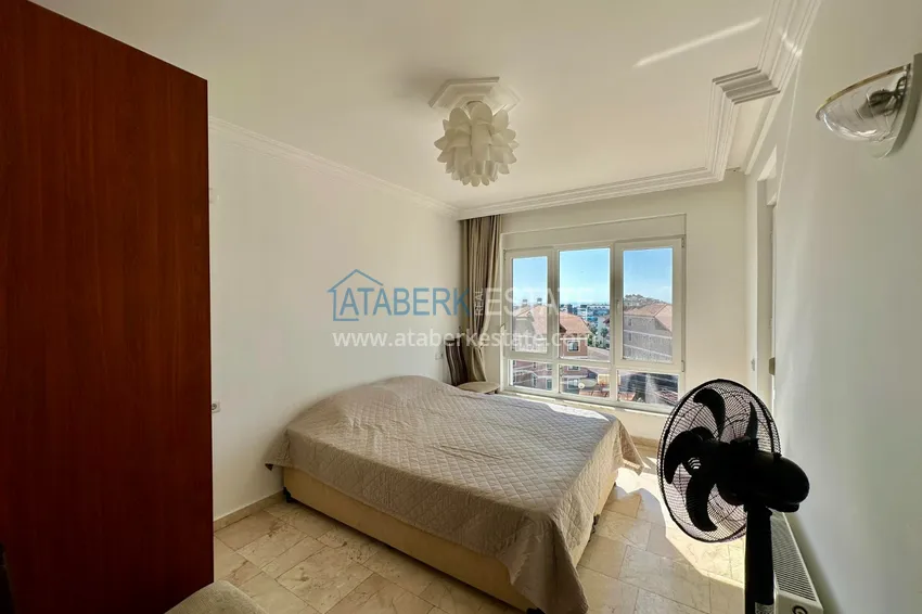 Purchase  Real estate for a residence permit! Two bedroom apartment with sea view in Alanya, Cikcilli district 10 